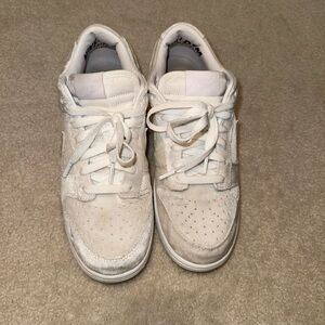Nike White Velvet Dover Street Market Dunks - Men’s 8